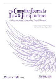 Canadian Journal of Law & Jurisprudence